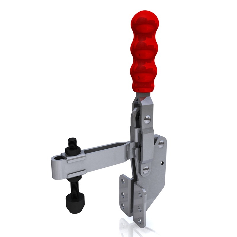 Acheter Toggle Clamp with vertical lever Adjustable arm Base plate