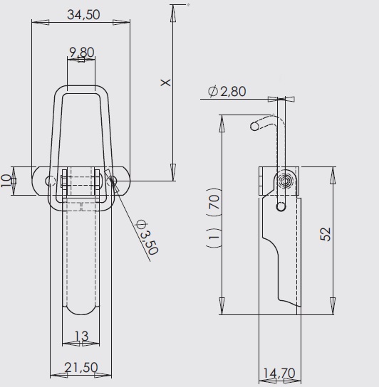 Acheter Rigid SAV toggle latch Rigid Toggle Latches Toggle latches