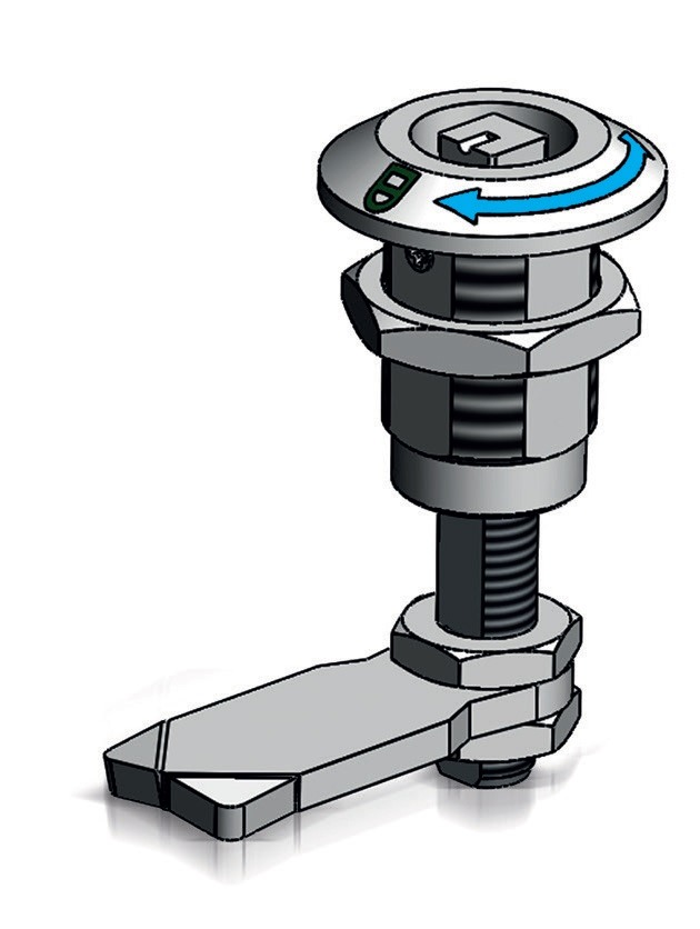 Acheter 1/4 turn Complete compression lock square head 8mm with